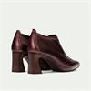 Hispanitas Atlanta Front Zip Heel Bootie - Wine Metallic